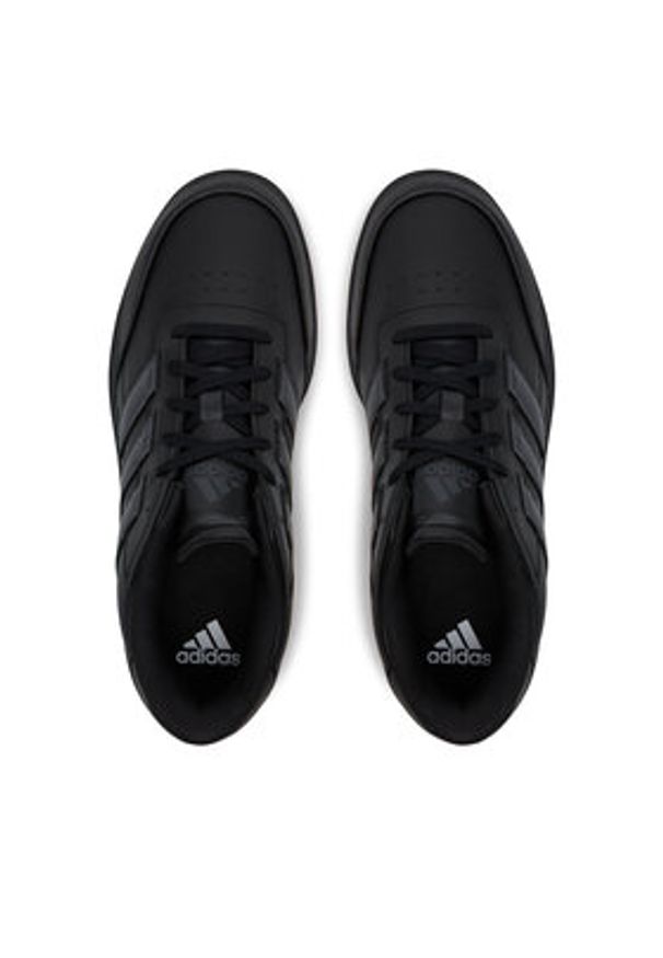 Adidas - adidas Sneakersy Courtblock IF6449 Czarny. Kolor: czarny. Materiał: skóra