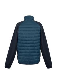 Regatta - Męska Kurtka Hybrydowa Clumber IV Full Zip. Kolor: żółty, wielokolorowy, niebieski