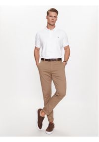 Polo Ralph Lauren Polo 710713130003 Biały Custom Slim Fit. Typ kołnierza: polo. Kolor: biały. Materiał: bawełna #2