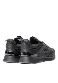 Sneakersy zimowe męskie czarne Lacoste Joggeur 3.0. Kolor: czarny. Materiał: dzianina. Sezon: zima. Sport: bieganie #4