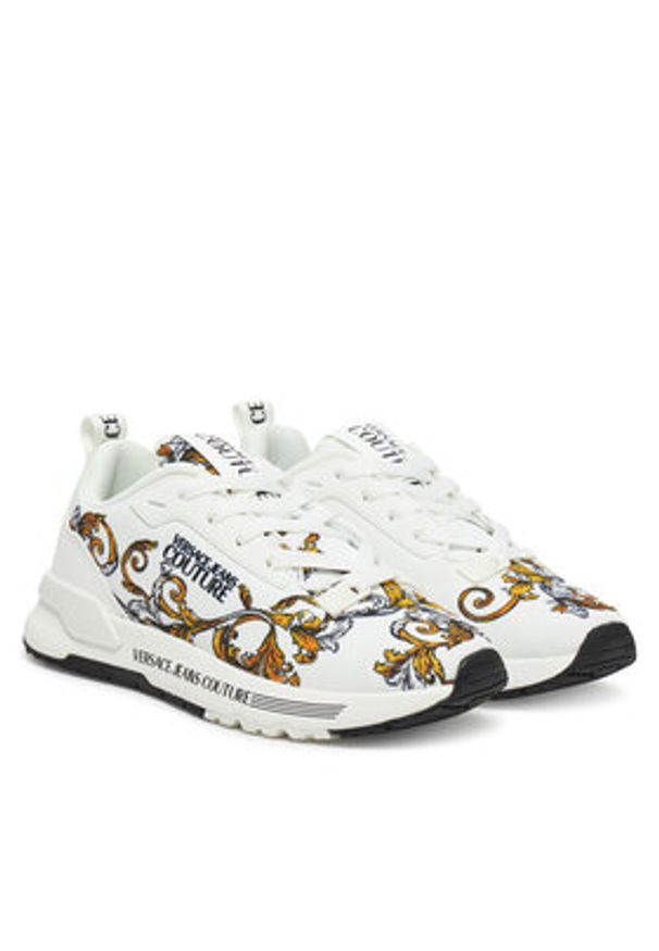 Versace Jeans Couture Sneakersy 78VA3SAA Biały. Kolor: biały. Materiał: skóra