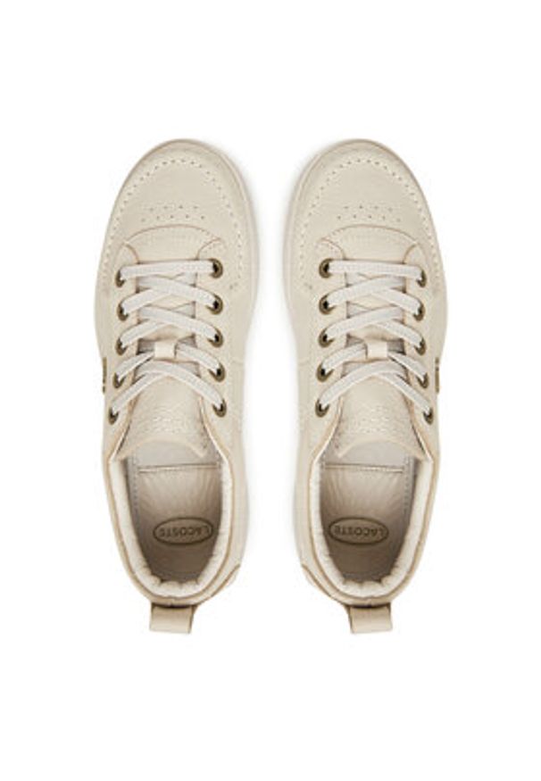 Lacoste Sneakersy Umpire 7-49CFA0001 Biały. Kolor: biały. Materiał: skóra