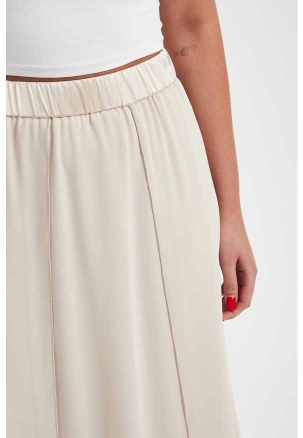 Spódnica midi jedwabna PESERICO. Materiał: jedwab