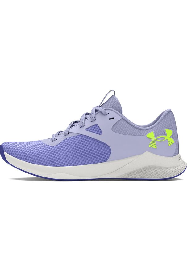 Buty Under Armour Ua W Charged Aurora 2, Kobiety. Kolor: niebieski. Materiał: materiał. Sport: turystyka piesza