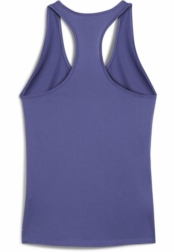 Puma - Damska koszulka bez rękawów TAD ESSENTIALS o kroju bokserki PUMA Blue Crystal. Kolor: niebieski. Długość rękawa: bez rękawów