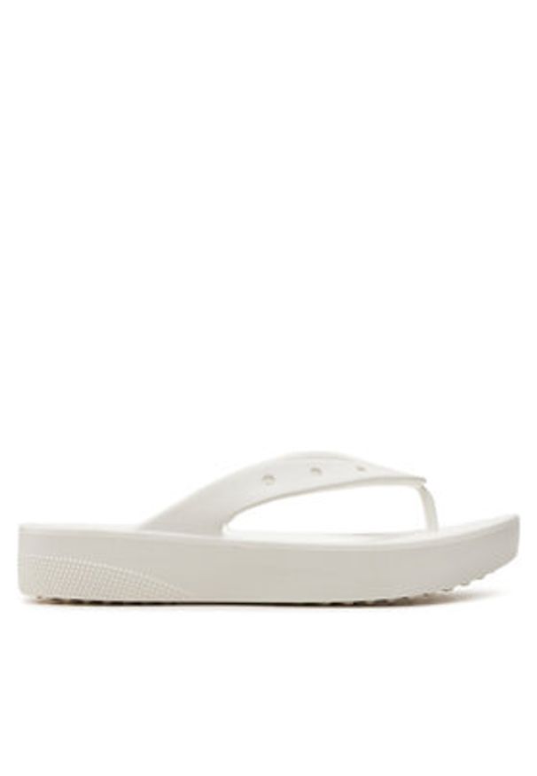 Crocs Japonki Classic Platform Flip W 207714 Biały. Kolor: biały. Obcas: na platformie