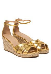 Lauren Ralph Lauren - LAUREN RALPH LAUREN Espadryle Nellie 802P04434001 Złoty. Kolor: złoty. Materiał: skóra #3