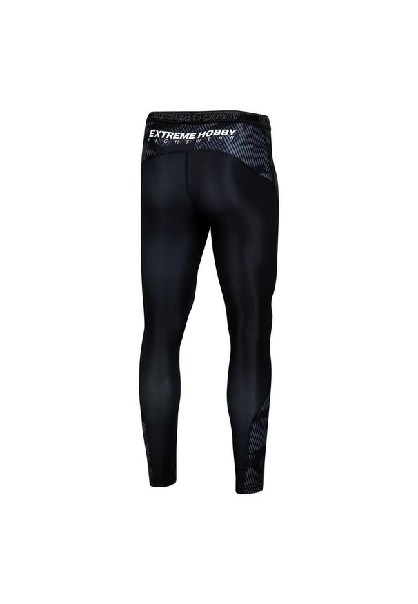 Legginsy sportowe męskie EXTREME HOBBY HAVOC. Kolor: czarny. Materiał: poliester, elastan