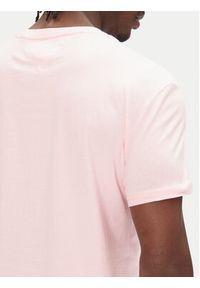 Tommy Jeans T-Shirt Linear Logo DM0DM20744 Różowy Regular Fit. Kolor: różowy. Materiał: bawełna