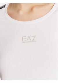 EA7 Emporio Armani T-Shirt 3RTT28 TJ6SZ 1100 Biały Regular Fit. Kolor: biały. Materiał: bawełna #5