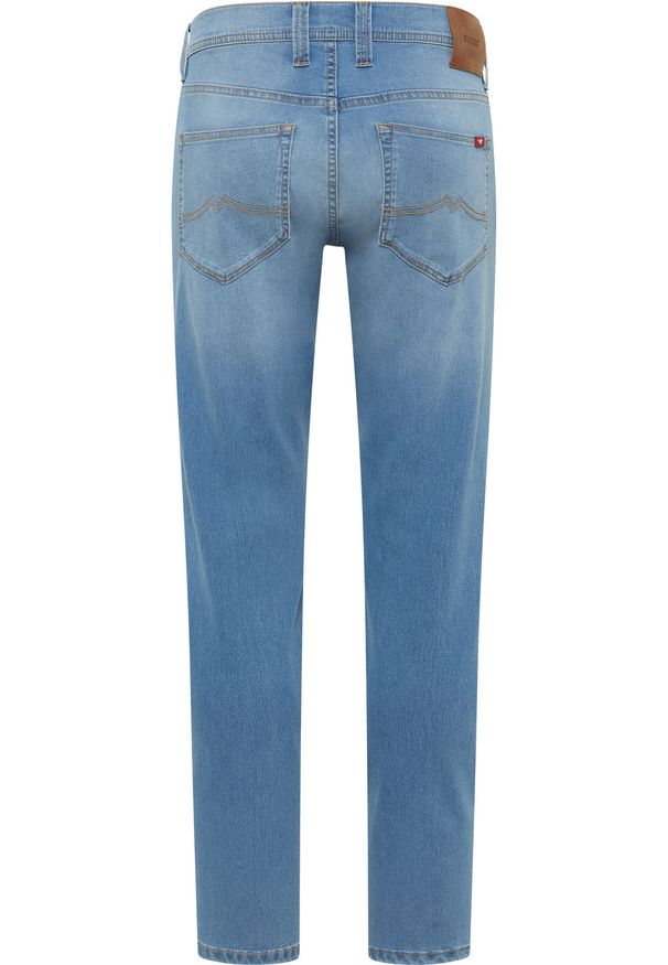 Męskie Spodnie Jeansowe Mustang Style Oregon Slim Denim Blue 1016316 5000 303
