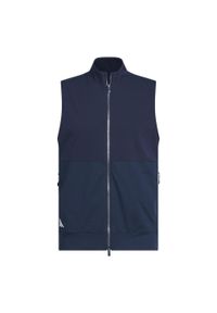 Adidas - Bezrękawnik Ultimate365 Tour Full-Zip. Typ kołnierza: golf. Kolor: niebieski. Materiał: materiał. Długość rękawa: bez rękawów. Sport: golf #2