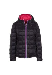 PEAK MOUNTAIN - Odzież narciarska damska dwustronna Peak Mountain Awa. Kolor: wielokolorowy, czarny, różowy. Sezon: zima. Sport: narciarstwo #1