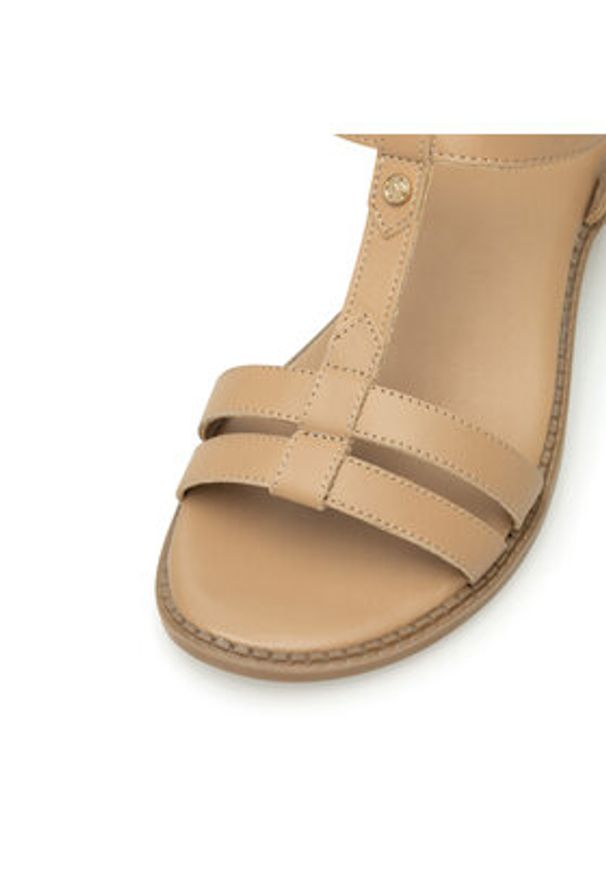 Lasocki Sandały EST-AFIONA-10 Brązowy. Kolor: brązowy. Materiał: skóra