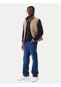 TOMMY HILFIGER - Tommy Hilfiger Kamizelka MW0MW37677 Beżowy Regular Fit. Kolor: beżowy. Materiał: syntetyk #3