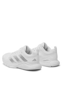 Adidas - adidas Buty Court Team Bounce 2.0 HR1235 Biały. Kolor: biały. Materiał: materiał #5