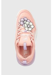 Fila sneakersy DISRUPTOR FLOWER kolor różowy. Nosek buta: okrągły. Zapięcie: sznurówki. Kolor: różowy. Materiał: guma #2