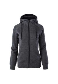 Elbrus - Bluza Rozpinana Damska Chiano. Kolor: czarny, szary, wielokolorowy. Sport: turystyka piesza