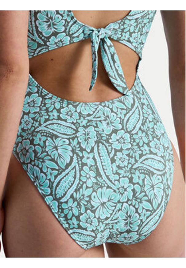 Roxy Strój kąpielowy Sun Babe ERJWR03901 Turkusowy. Kolor: turkusowy. Materiał: syntetyk