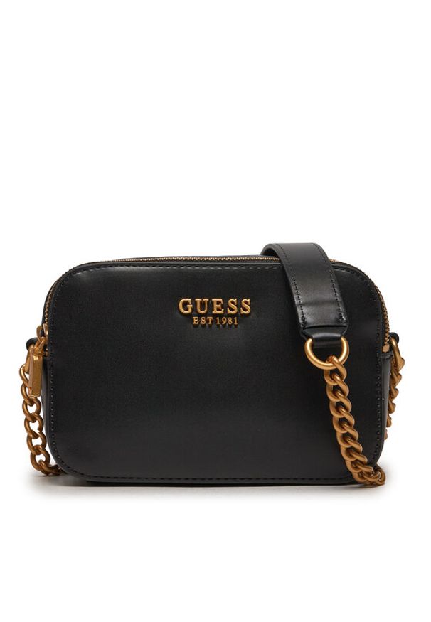 Guess Torebka Sarita (VA) HWVA93 27140 Czarny. Kolor: czarny. Materiał: skórzane
