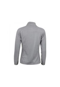 PEAK MOUNTAIN - Damski polar 1/2 zip Peak Mountain Micro. Kolor: szary. Materiał: polar. Sport: turystyka piesza