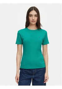 TOMMY HILFIGER - Tommy Hilfiger T-Shirt New Cody WW0WW40587 Zielony Slim Fit. Kolor: zielony. Materiał: bawełna #1