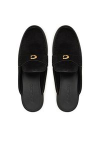 Coach Klapki CAU88 Czarny. Kolor: czarny. Materiał: skóra, zamsz #4