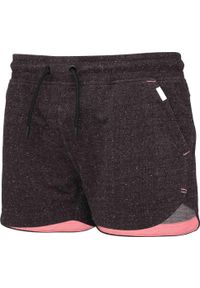YOURGLOVES - Damskie Szorty Loap Edgara Czarne L - Lekki i Oddychający. Kolor: czarny. Materiał: wiskoza, poliester, bawełna. Długość: krótkie. Sezon: lato