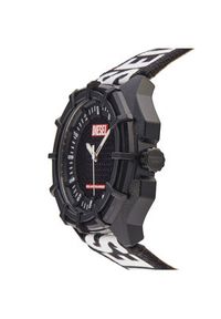 Diesel Zegarek Framed Solar DZ4654 Czarny. Kolor: czarny. Materiał: materiał