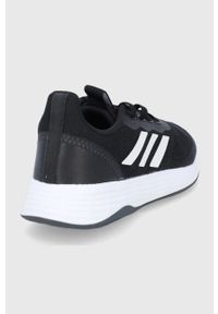 Adidas - adidas Buty FY5680 kolor czarny. Okazja: na plażę. Nosek buta: okrągły. Zapięcie: sznurówki. Kolor: czarny. Materiał: materiał, guma. Model: Adidas Racer #4