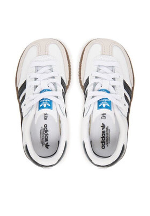 Adidas - adidas Sneakersy Samba Og Cf El I JQ3191 Biały. Kolor: biały. Materiał: skóra