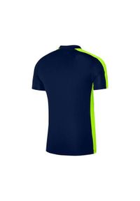 Koszulka sportowa męska Nike Drifit Academy. Typ kołnierza: polo. Kolor: żółty, wielokolorowy, niebieski