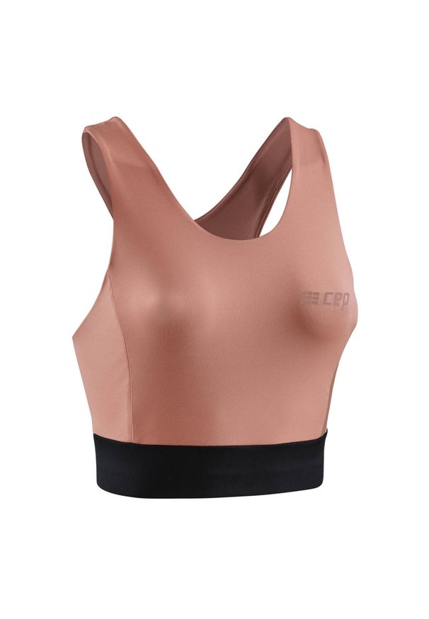 Damski sportowy Crop Top treningowy CEP. Kolor: czarny, różowy, wielokolorowy