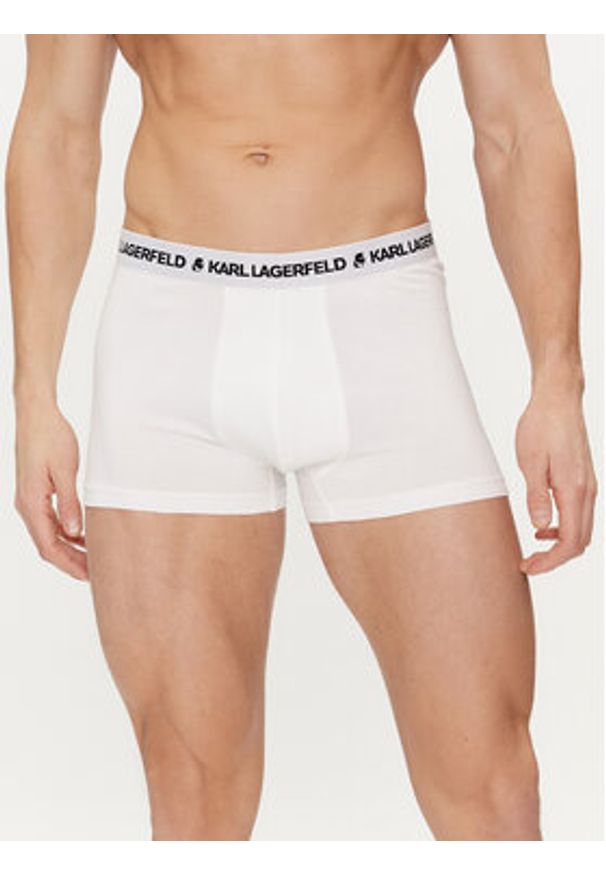 Karl Lagerfeld - KARL LAGERFELD Komplet bokserek 240M2110 Biały. Kolor: biały. Materiał: bawełna