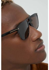 Tom Ford okulary przeciwsłoneczne męskie kolor brązowy. Kolor: brązowy #7