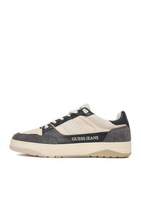 Guess Jeans Sneakersy EO-TEKSAS-01 126AM Granatowy. Kolor: niebieski. Materiał: skóra #5
