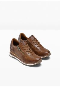Sneakersy Marco Tozzi bonprix brązowy. Kolor: brązowy #5