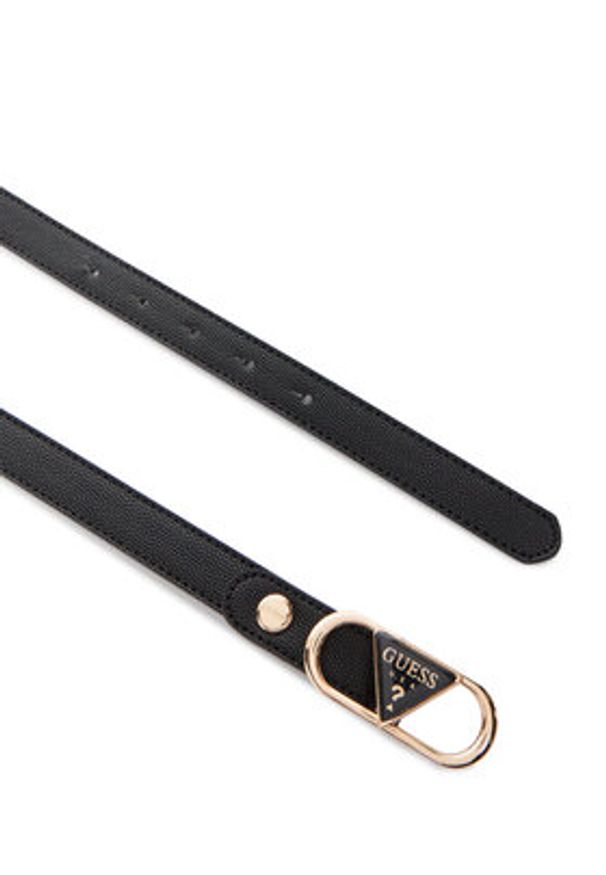 Guess Pasek Damski BW9361 P6220 Czarny. Kolor: czarny. Materiał: skóra