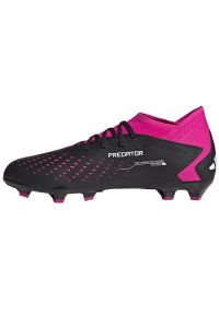 Adidas - Buty adidas Predator Accuracy.3 Fg L M GW4589 czarne czarne. Wysokość cholewki: przed kostkę. Kolor: czarny. Materiał: materiał. Szerokość cholewki: normalna #3