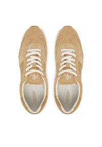 Lauren Ralph Lauren - LAUREN RALPH LAUREN Sneakersy Dani Lw 802P15837001 Beżowy. Kolor: beżowy. Materiał: zamsz, skóra #4