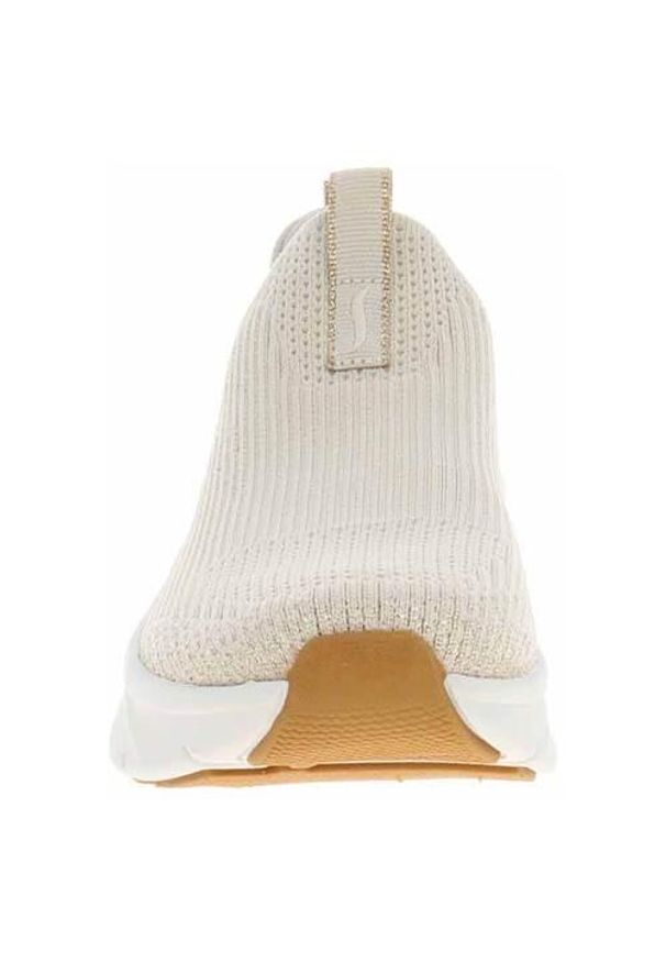 skechers - Buty do chodzenia damskie Skechers 149689NTGD. Zapięcie: bez zapięcia. Kolor: beżowy. Materiał: materiał. Szerokość cholewki: normalna. Sport: turystyka piesza