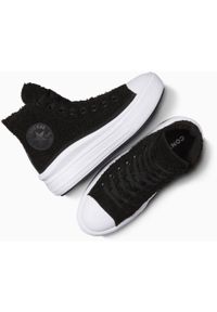 Adidasy Converse Ctas Move Hi, Kobiety. Kolor: czarny. Materiał: materiał