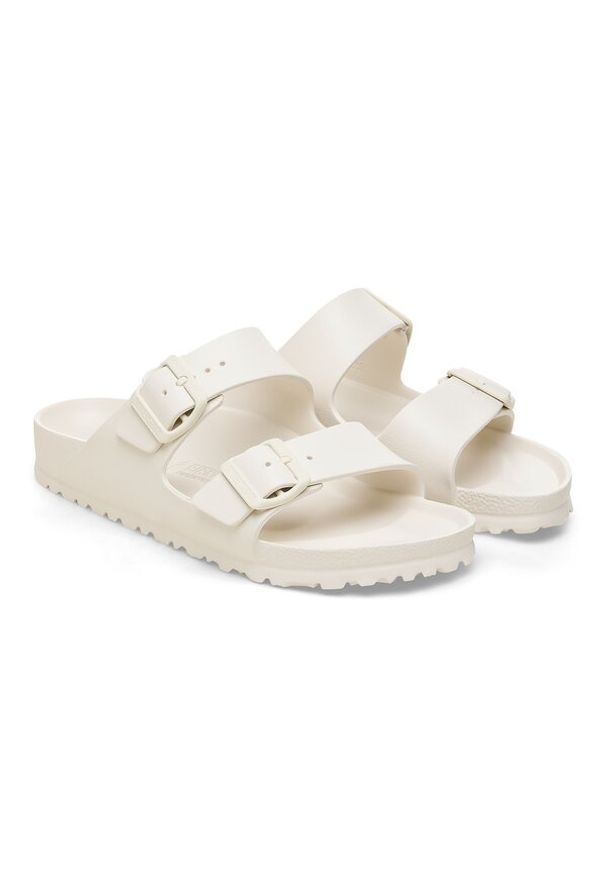 Klapki damskie Birkenstock Arizona Essentials EVA Eggshell. Kolor: kremowy