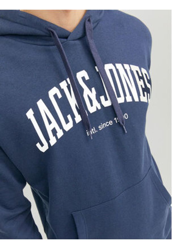 Jack & Jones - Jack&Jones Bluza Josh 12236513 Granatowy Standard Fit. Kolor: niebieski. Materiał: bawełna, syntetyk