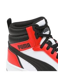 Puma Sneakersy Rebound V6 Mid Jr 393831 03 Biały. Kolor: biały. Materiał: skóra #4