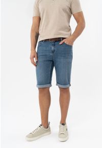 Volcano - Dżinsowe szorty E-LENZO. Materiał: jeans, materiał, włókno. Długość: krótkie. Sezon: lato. Styl: klasyczny #1