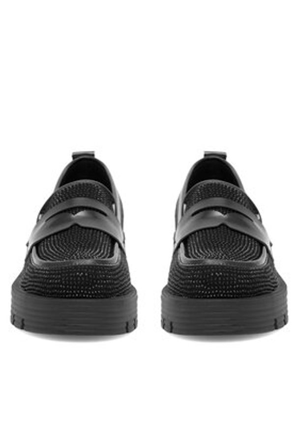 Jenny Fairy Loafersy Bling WS6119-15 Czarny. Kolor: czarny. Materiał: materiał