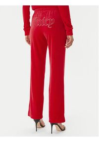 Juicy Couture Spodnie dresowe Tina JCWBJ225307 Czerwony Regular Fit. Kolor: czerwony. Materiał: syntetyk #3