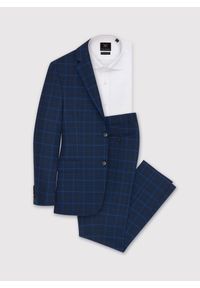 Pako Lorente - PAKO LORENTE – Kraciaste spodnie garniturowe z wełną. Materiał: wełna #5