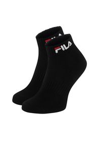 Zestaw 2 par niskich skarpet unisex Fila. Kolor: czarny